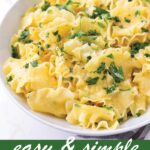 pin image design for buttered noodles recipe