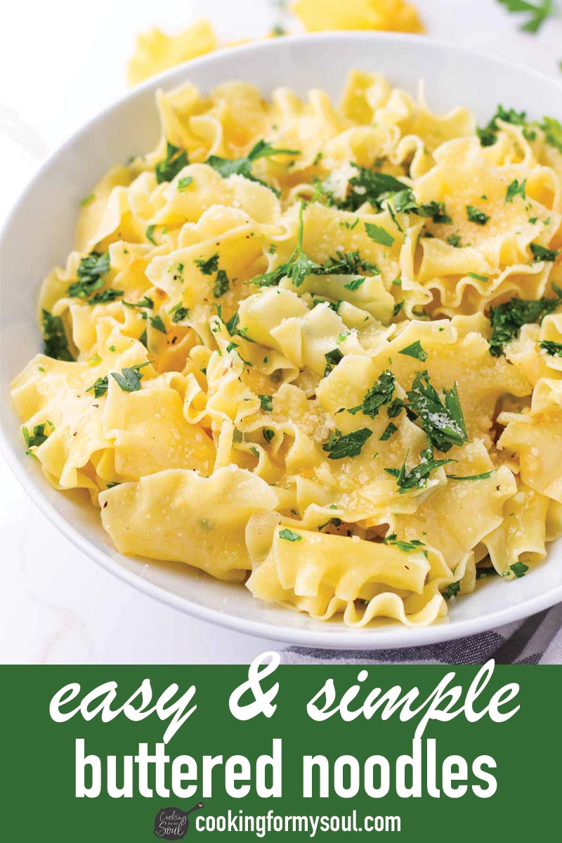 15Minute Garlic Buttered Noodles Cooking For My Soul