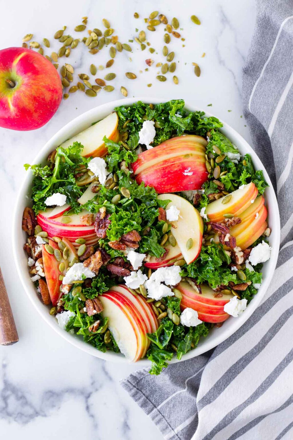 Apple Kale Salad Cooking For My Soul