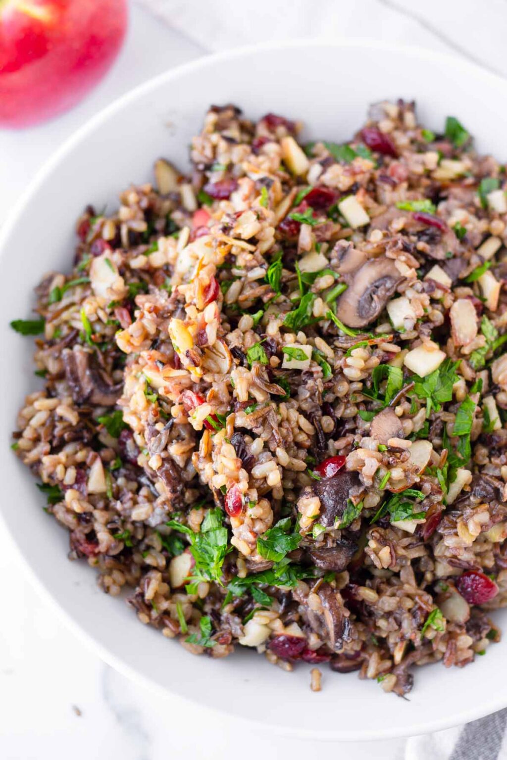 Wild Rice Pilaf with Mushrooms - Cooking For My Soul