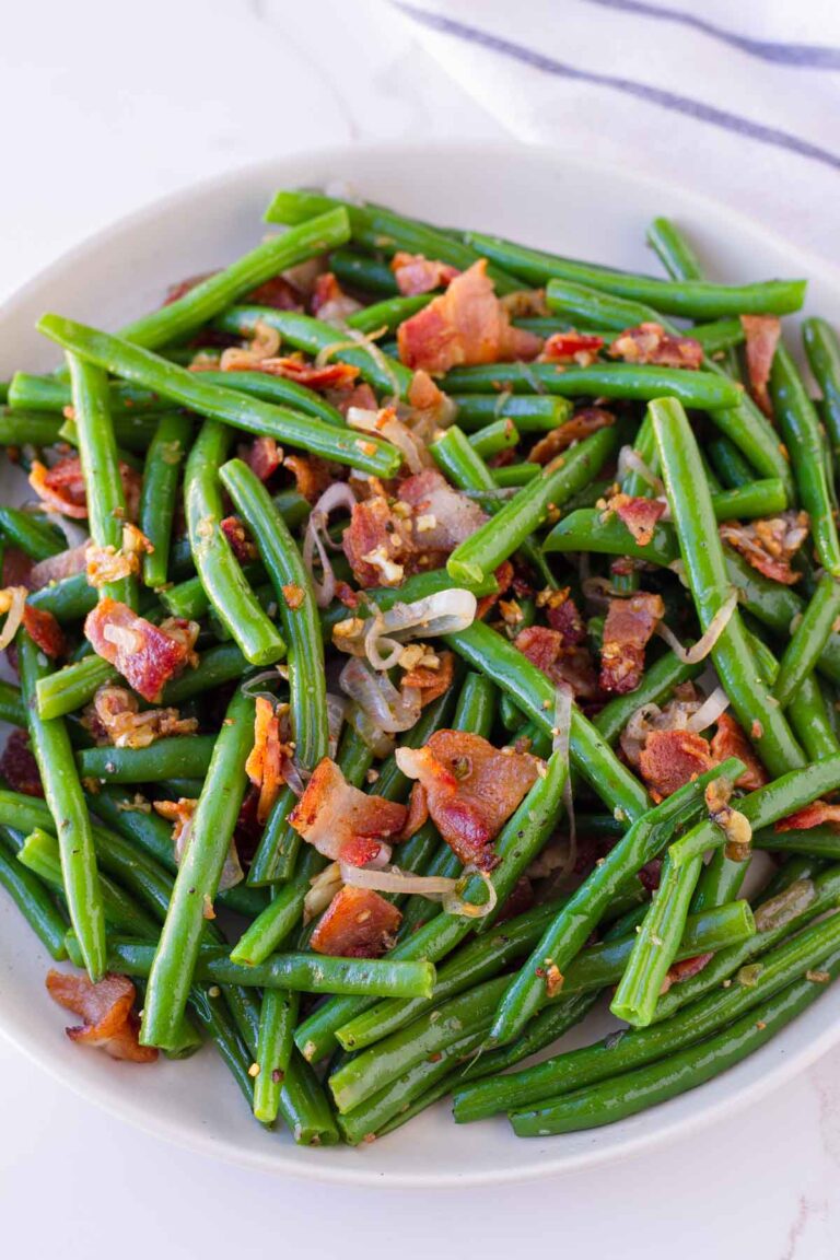 Green Beans with Bacon Cooking For My Soul