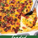 pin image design for loaded mashed potatoes recipe