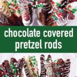 pin image design for chocolate covered pretzel rods