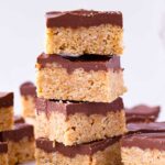 scotcheroo bars stacked on top of each other