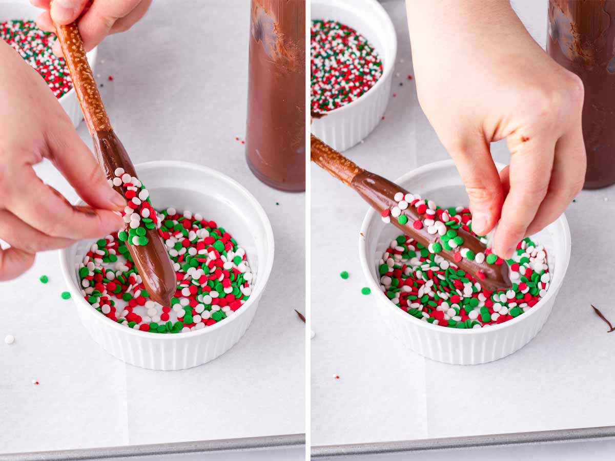 decorating with sprinkles