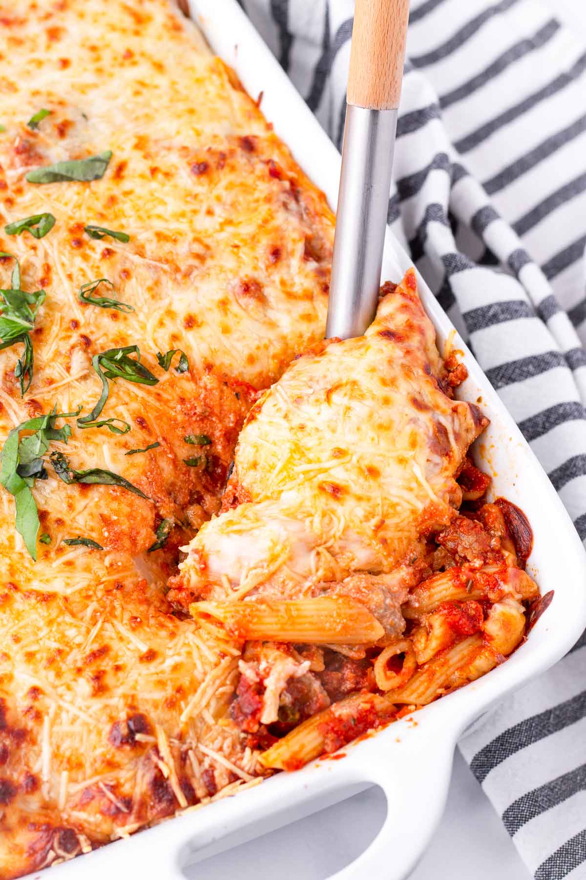Italian Sausage Pasta Bake - Cooking For My Soul