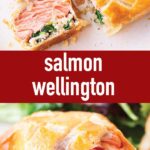 pin image design for salmon wellington
