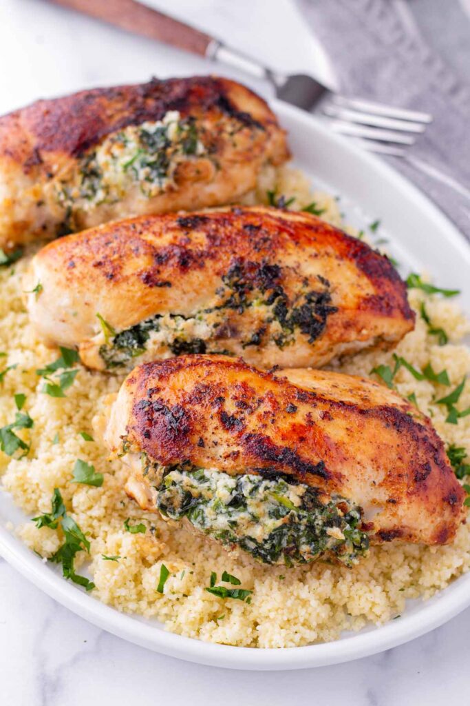 Ricotta and Spinach Stuffed Chicken Breast Cooking For My Soul