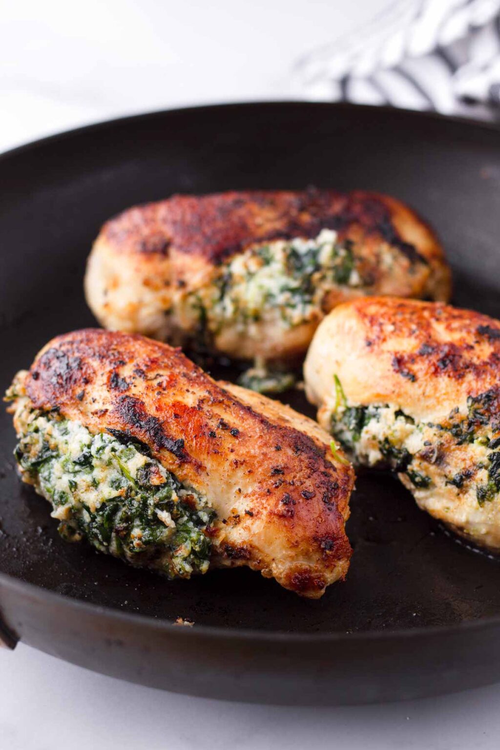 Ricotta and Spinach Stuffed Chicken Breast - Cooking For My Soul