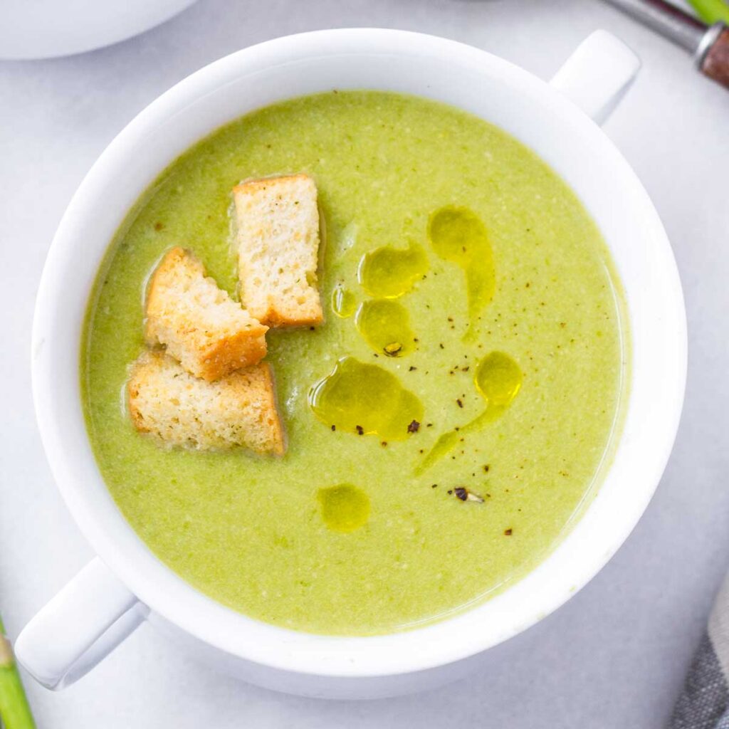 Cream of Asparagus Soup (with Milk) Cooking For My Soul
