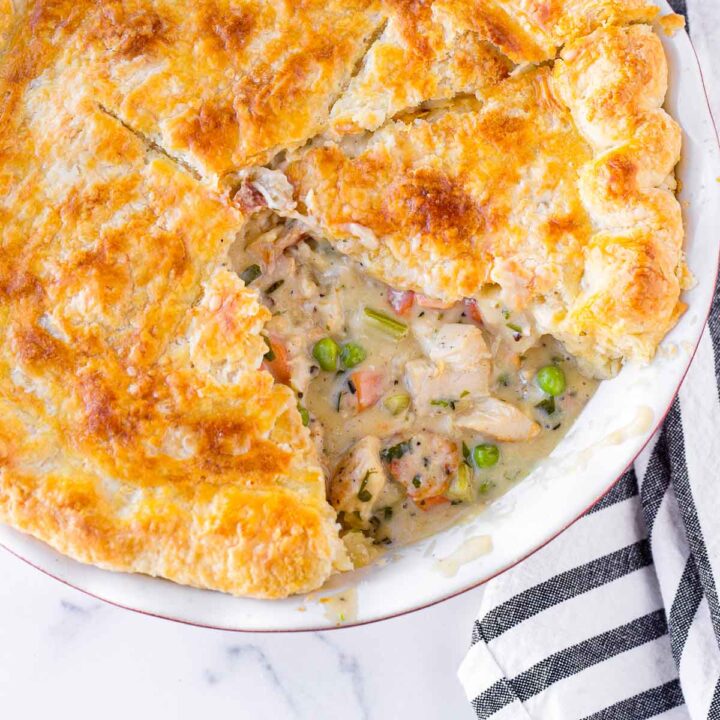Homemade Chicken Pot Pie with Buttermilk Pie Crust - Cooking For My Soul