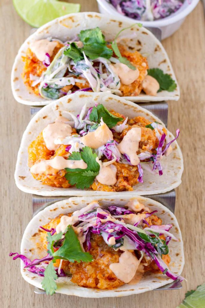 Bang Bang Shrimp Tacos - Cooking For My Soul