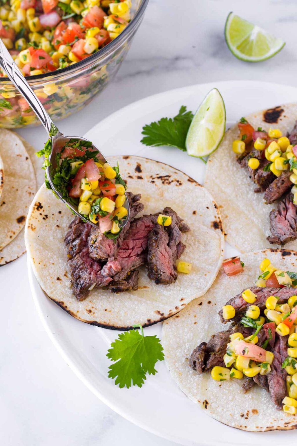 Skirt Steak Tacos with Easy Marinade Cooking For My Soul