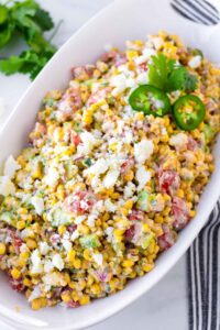 Mexican Street Corn Salad (Esquites) - Cooking For My Soul