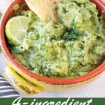 pin image design for guacamole recipe