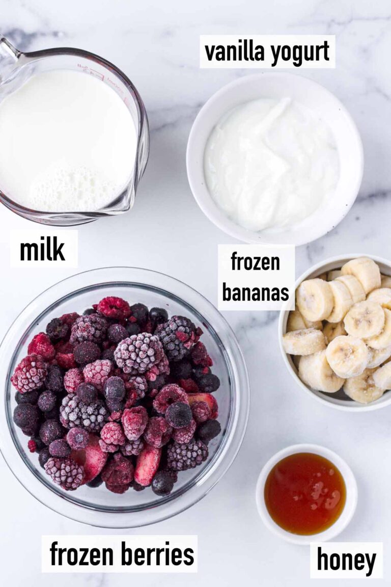 Mixed Berry Smoothie with Yogurt Cooking For My Soul