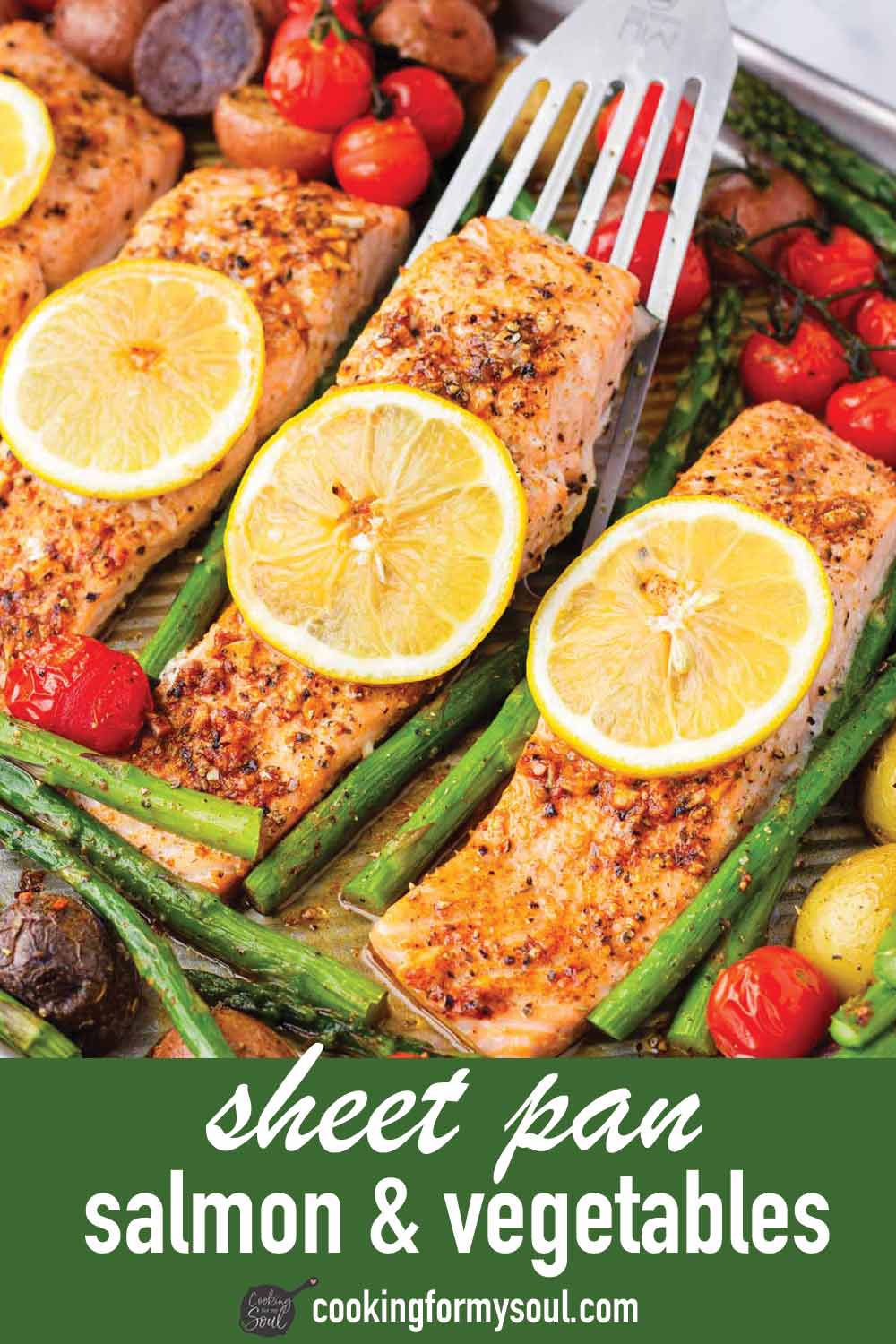 Sheet Pan Salmon and Vegetables - Cooking For My Soul