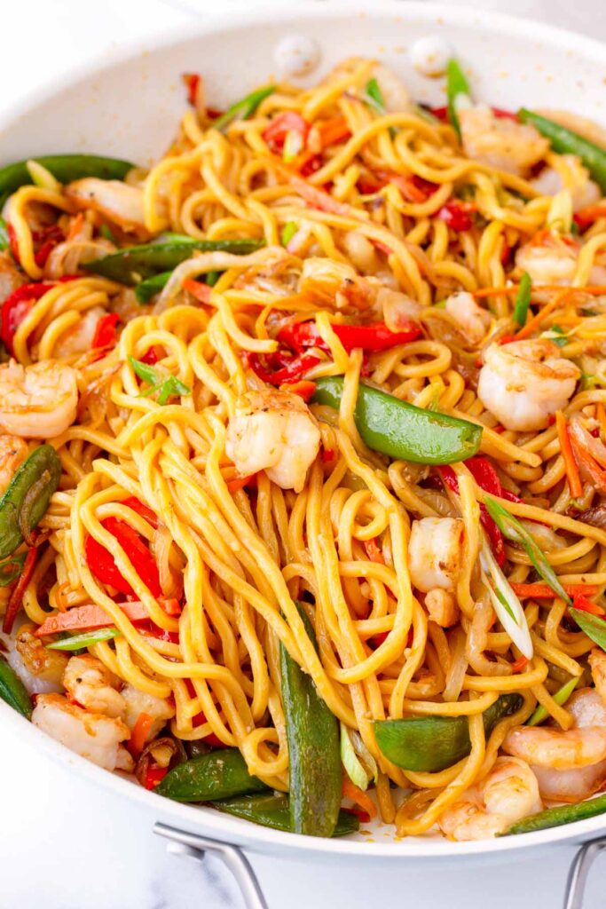 Shrimp Lo Mein - Cooking For My Soul