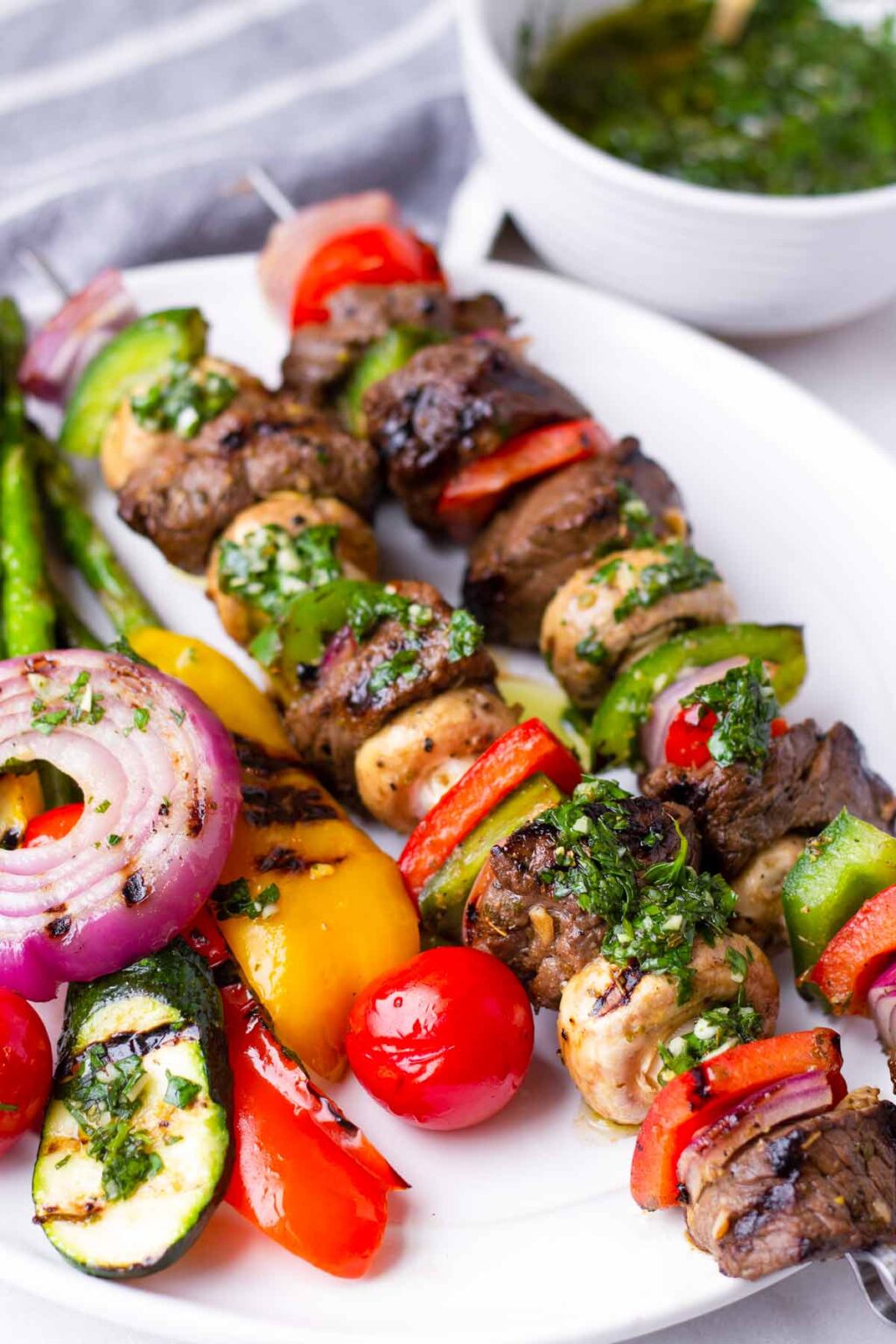 Marinated Beef Kabobs - Cooking For My Soul