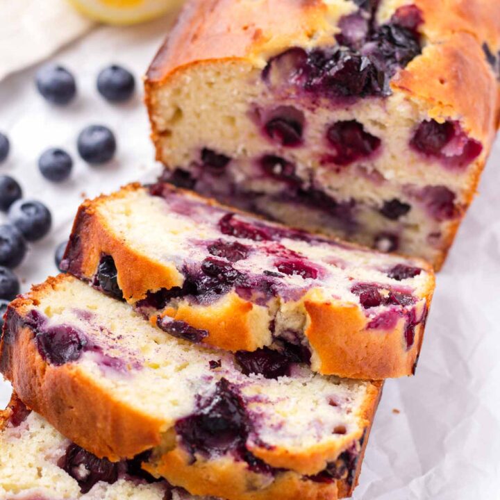 Lemon Blueberry Bread - Cooking For My Soul