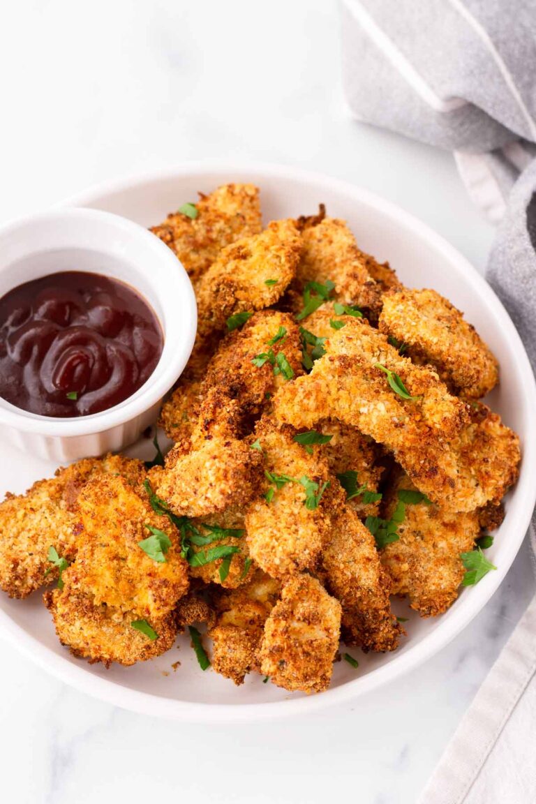 Homemade Air Fryer Chicken Nuggets - Cooking For My Soul