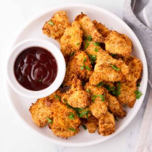 Homemade Air Fryer Chicken Nuggets - Cooking For My Soul