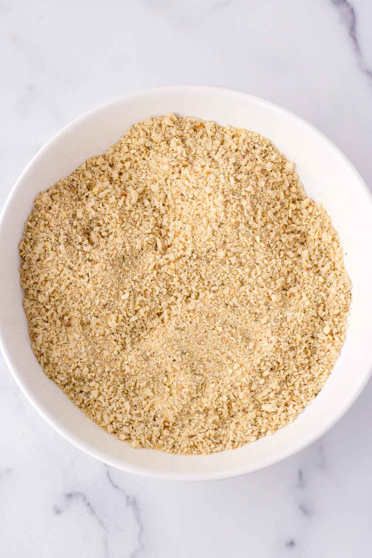 panko mixture in a bowl