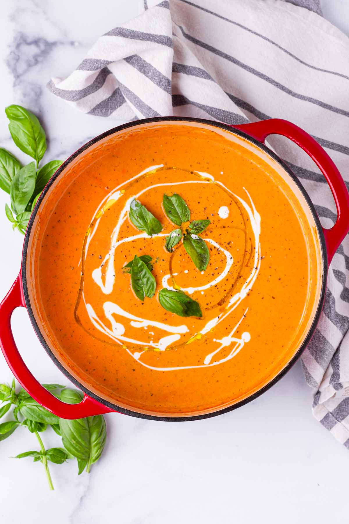Creamy Tomato Basil Bisque Cooking For My Soul