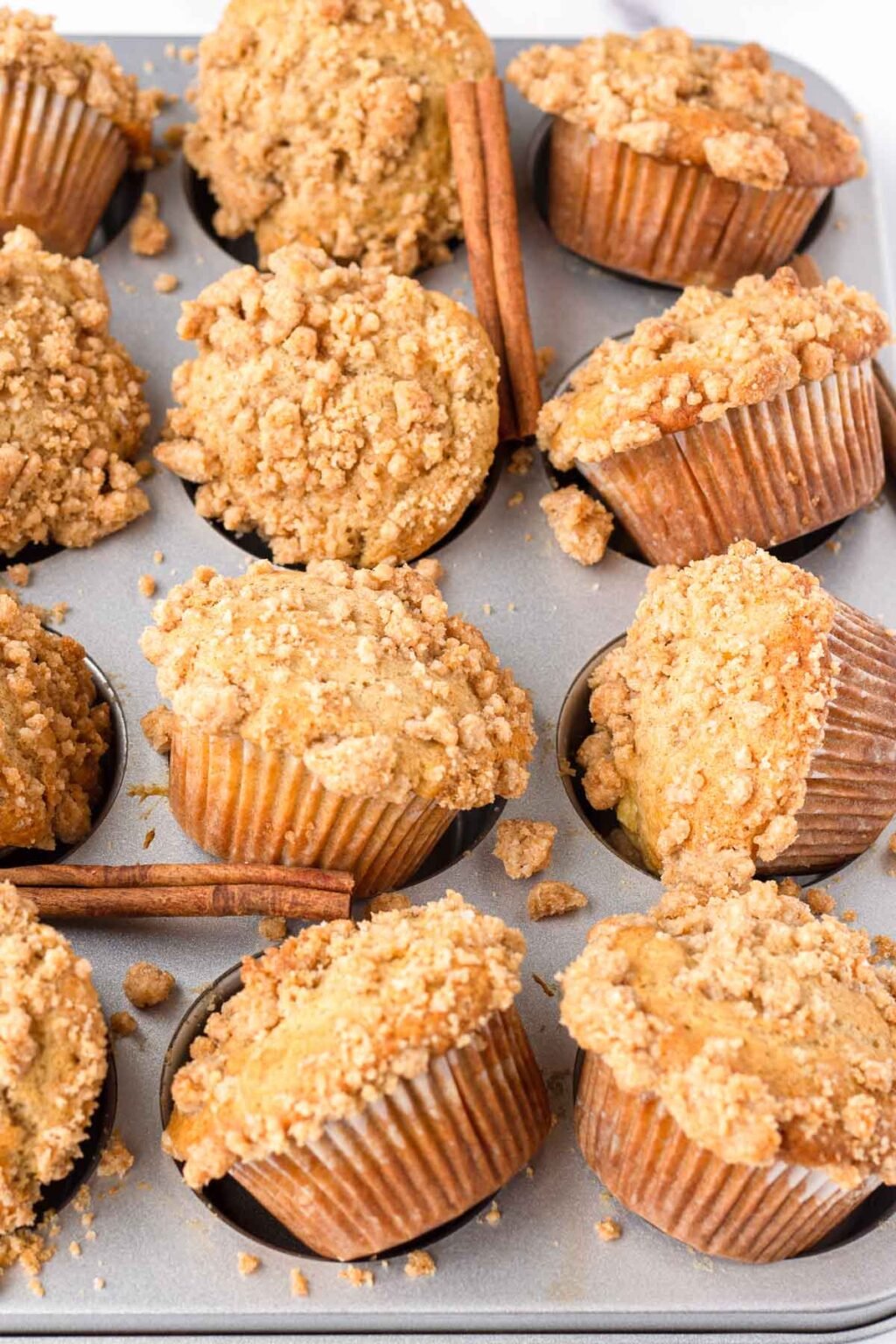 Apple Cinnamon Muffins with Crumb Topping Cooking For My Soul