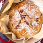baked artisan cranberry walnut bread