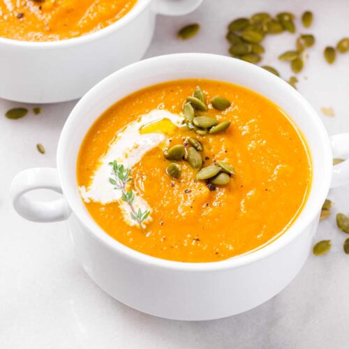 Roasted Butternut Squash Soup - Cooking For My Soul