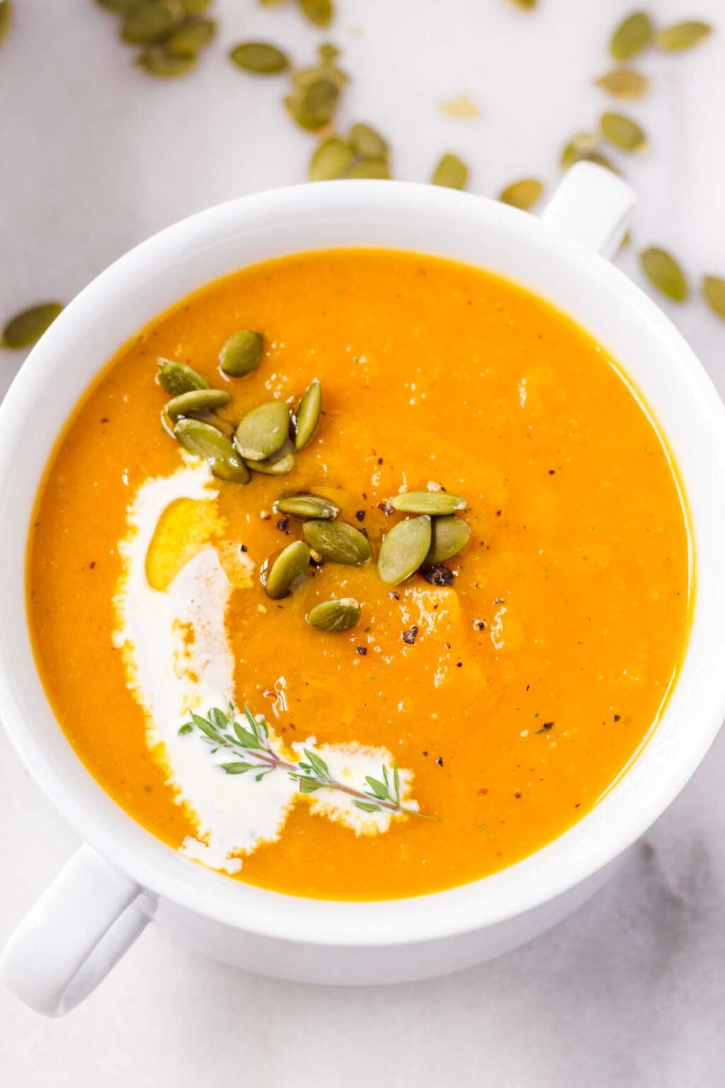 Roasted Butternut Squash Soup - Cooking For My Soul