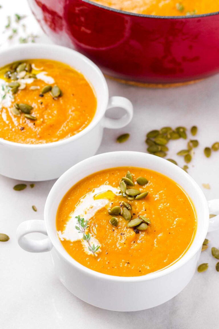 Roasted Butternut Squash Soup - Cooking For My Soul