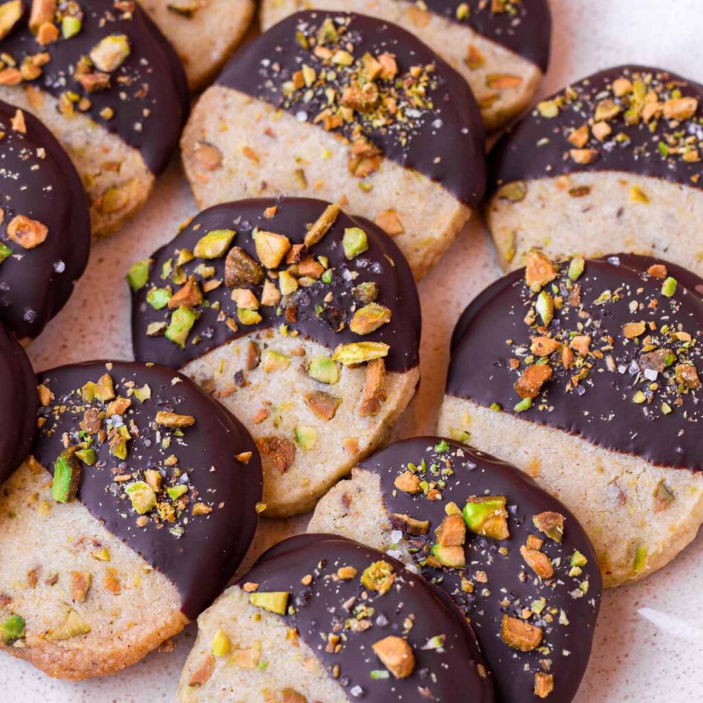 Pistachio Shortbread Cookies - Cooking For My Soul