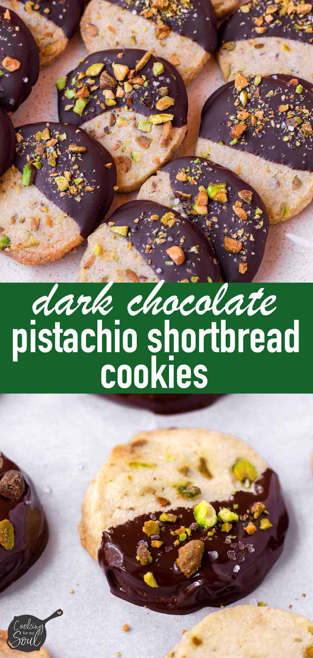 Pistachio Shortbread Cookies - Cooking For My Soul