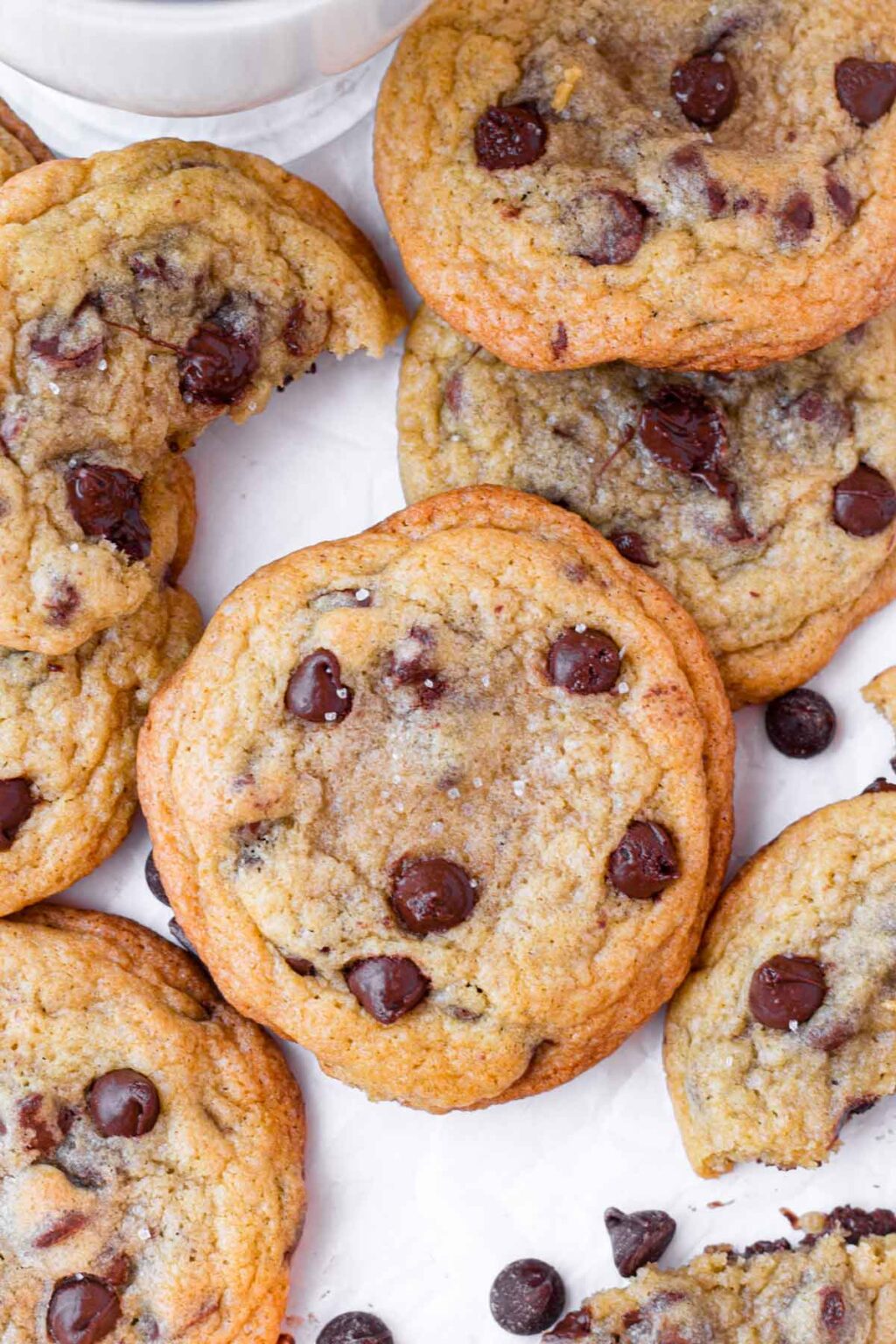 Sea Salt Chocolate Chip Cookies - Cooking For My Soul