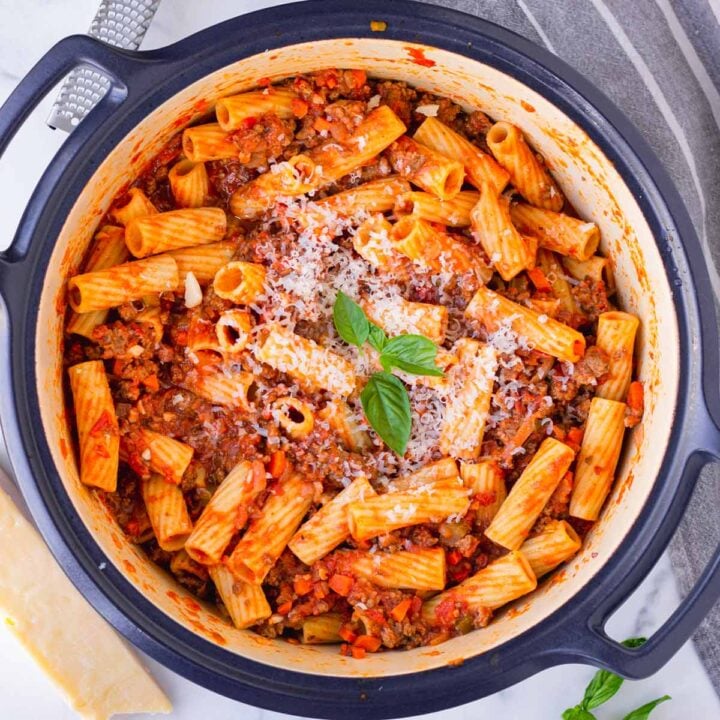 Hearty Rigatoni Bolognese Cooking For My Soul