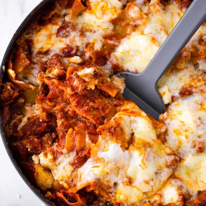 Easy Skillet Lasagna - Cooking For My Soul