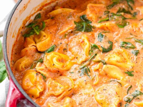 Creamy Tomato Tortellini Soup