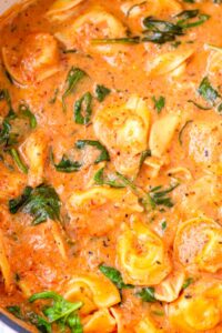 Creamy Tomato Tortellini Soup - Cooking For My Soul