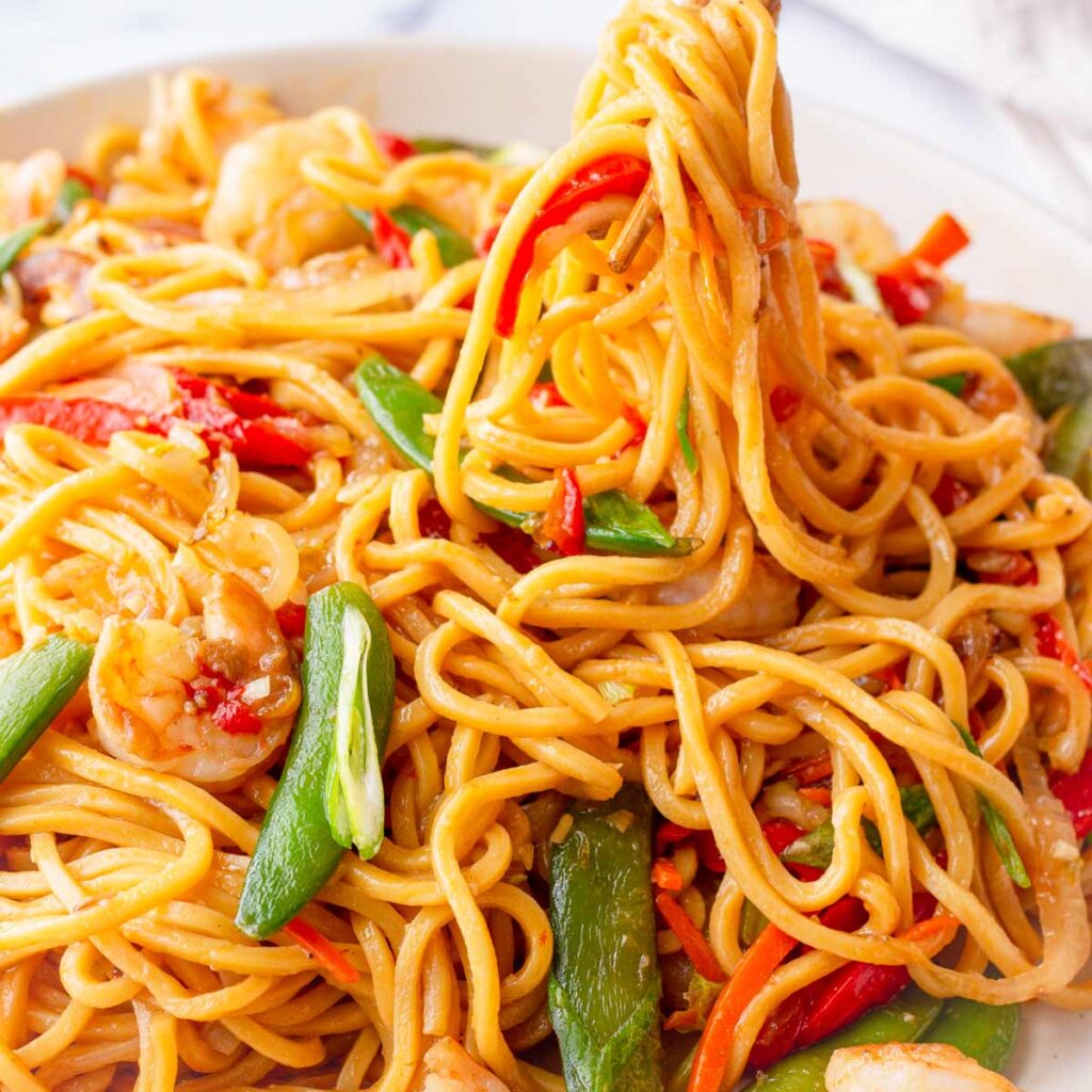Shrimp Lo Mein - Cooking For My Soul