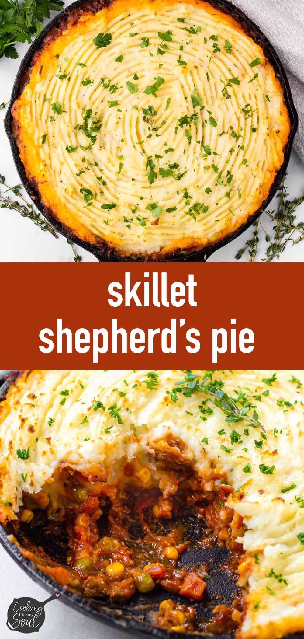 Skillet Shepherd's Pie - Cooking For My Soul