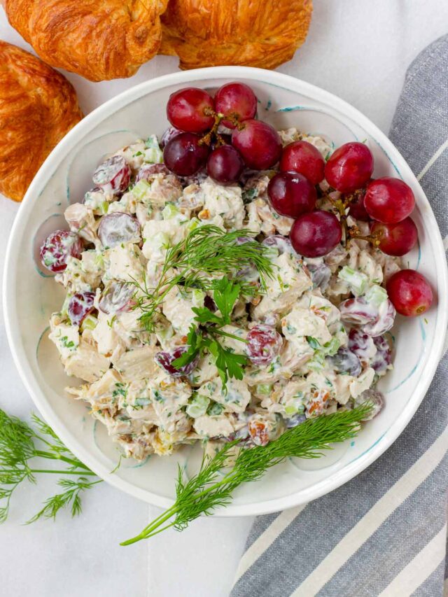 Chicken Salad with Grapes and Pecans - Cooking For My Soul