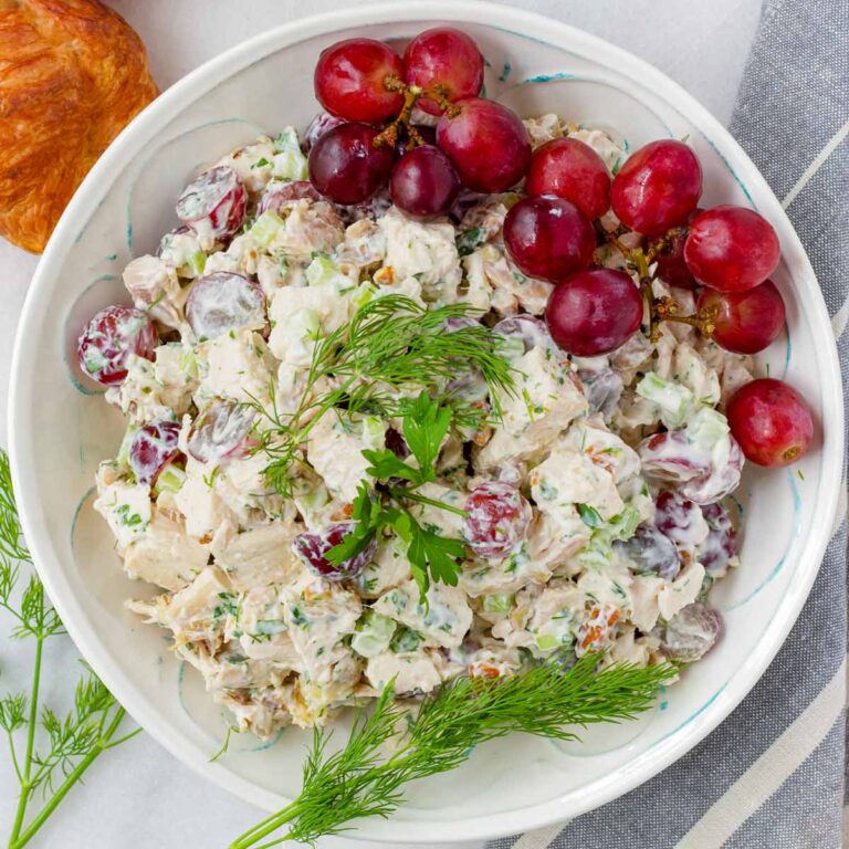 Chicken Salad with Grapes and Pecans - Cooking For My Soul