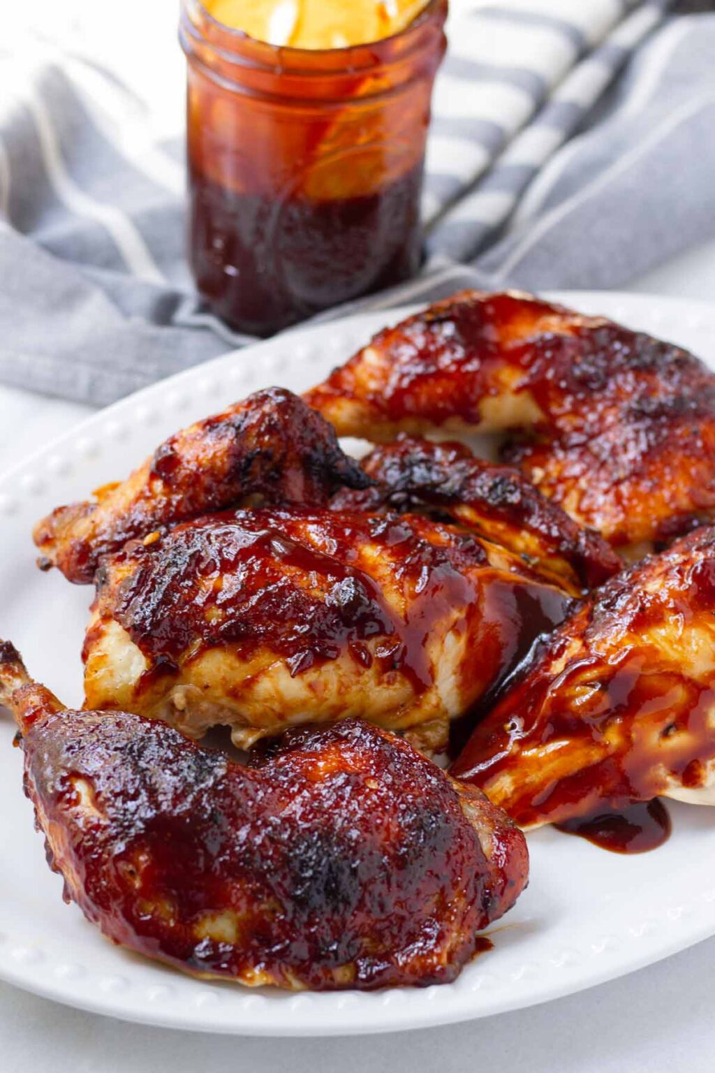 Spatchcock BBQ Chicken (Grilled Or Roasted) - Cooking For My Soul