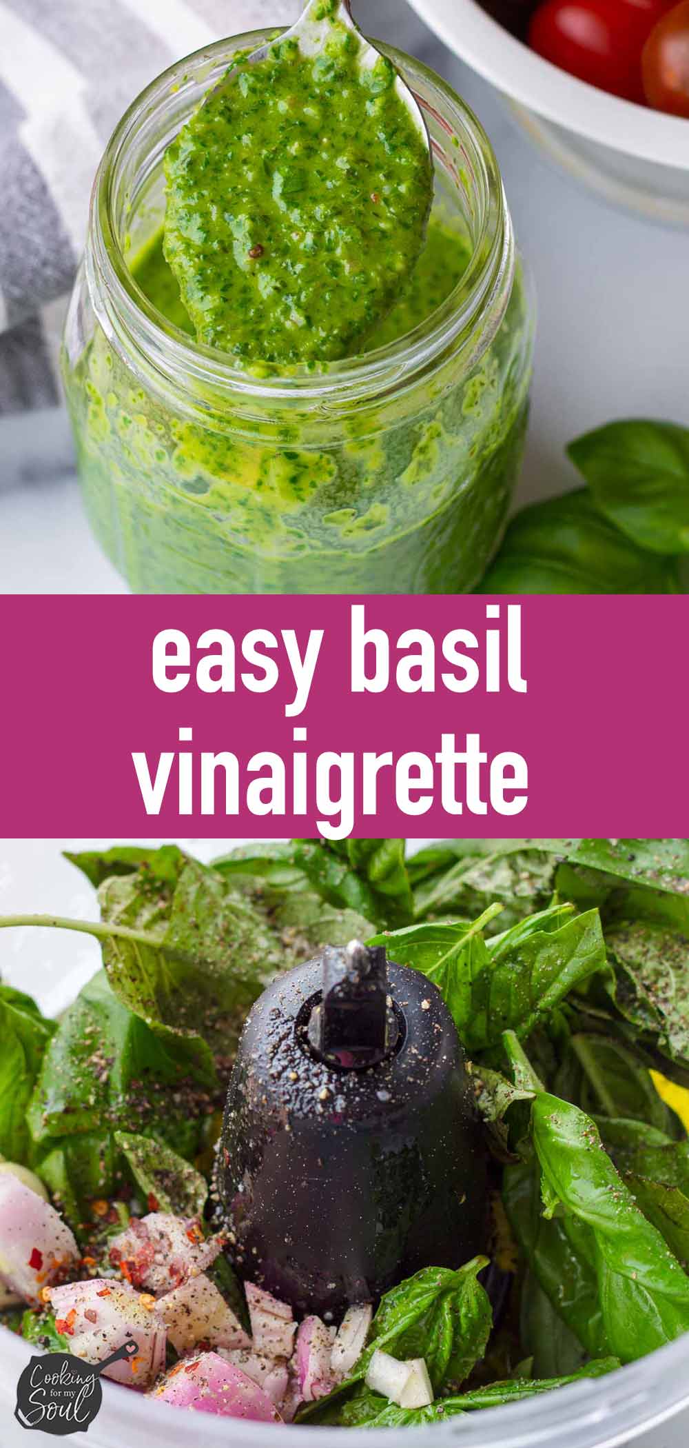 Lemon Basil Vinaigrette Cooking For My Soul