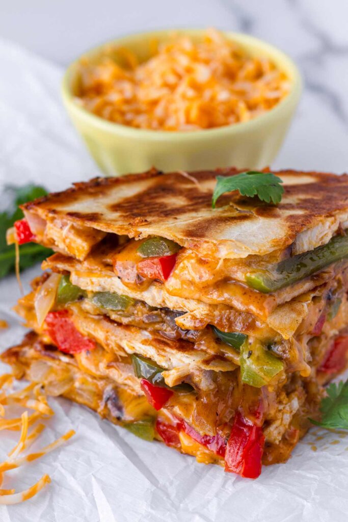 Chicken Quesadillas - Cooking For My Soul