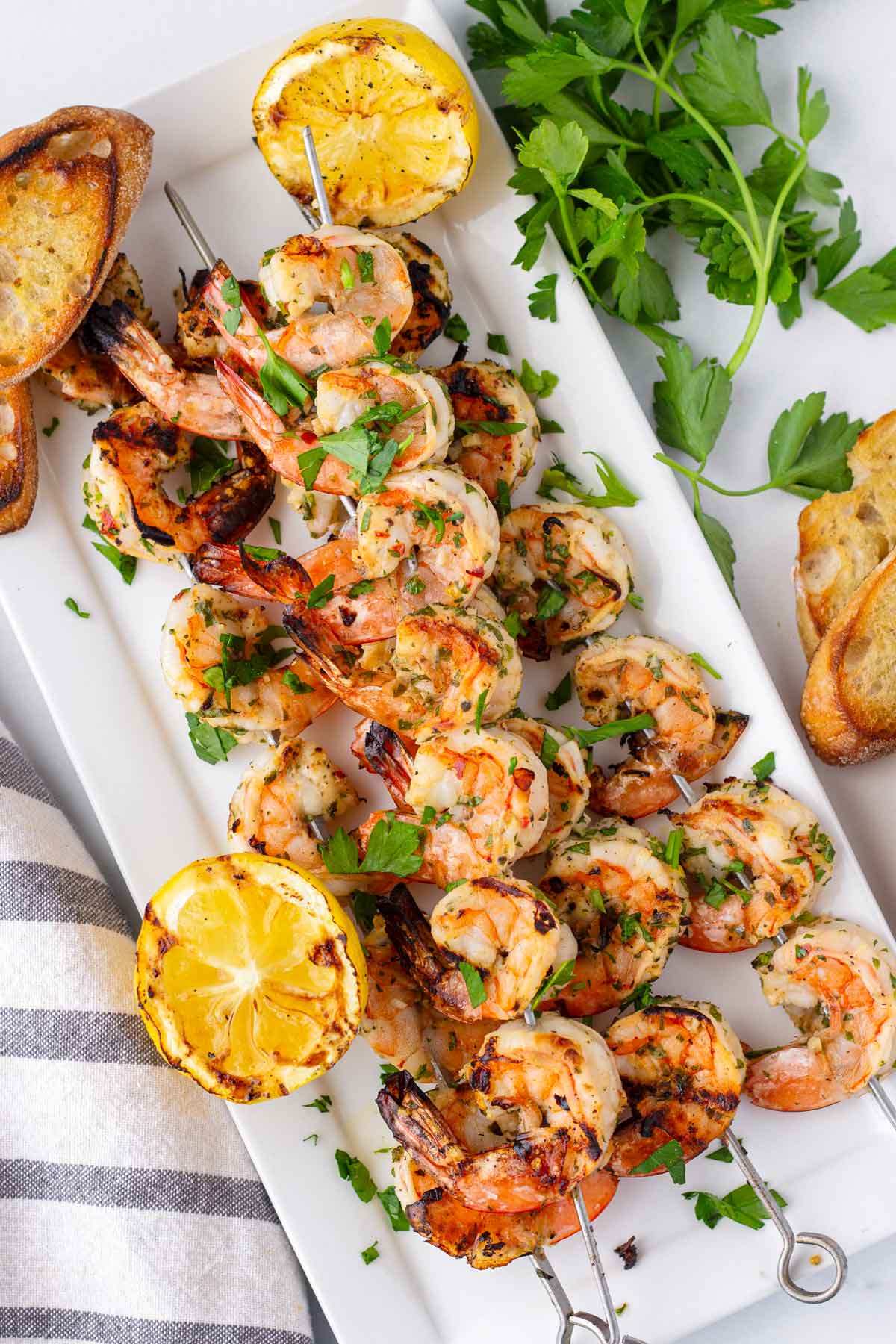 Grilled Shrimp Skewers (Fast & Easy!) – A Couple Cooks