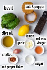 Lemon Basil Vinaigrette - Cooking For My Soul