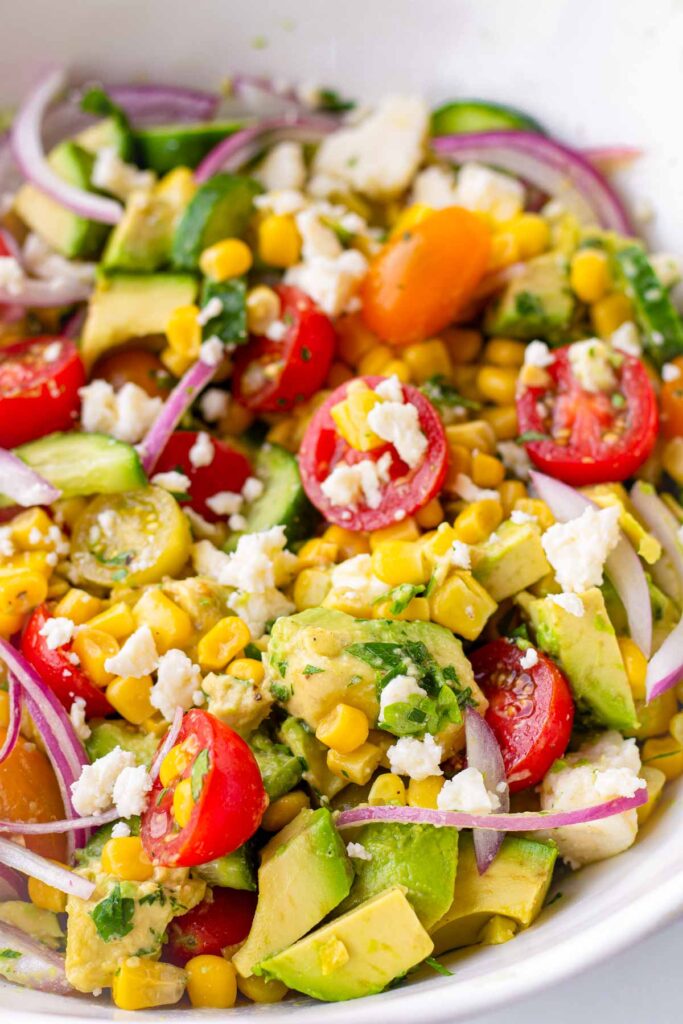 Avocado Corn Salad - Cooking For My Soul